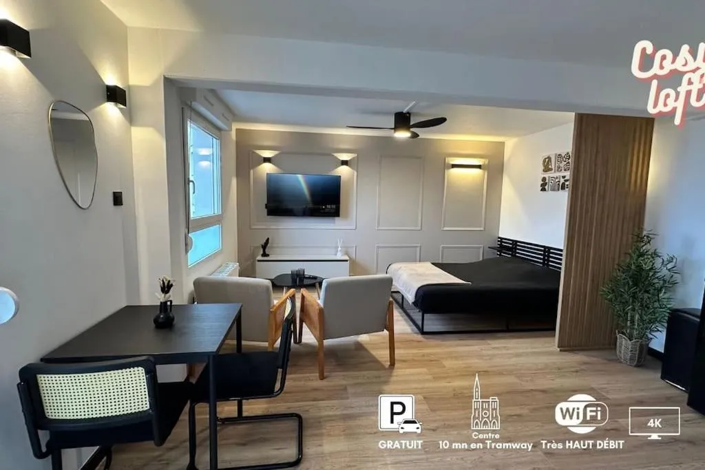 Image of Charmant Studio Neuf, Hypercentre, Parking, Balcon