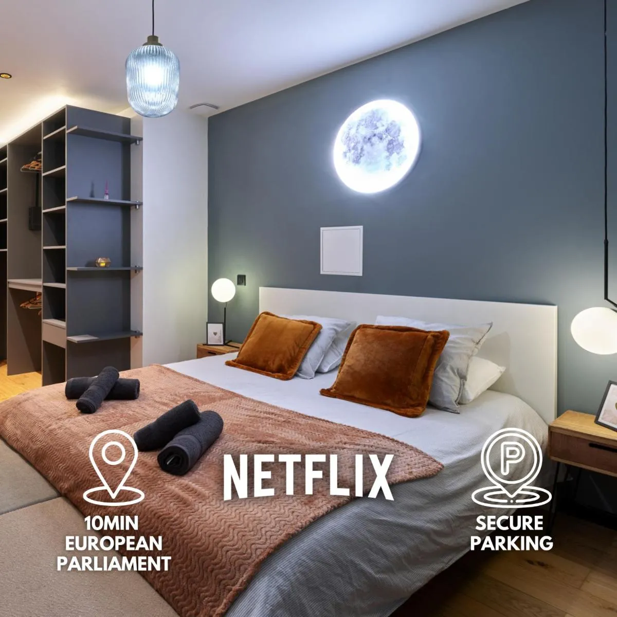 Image 3 of LE LUXURY LOFT – PARLEMENT EUROPÉEN l PARKING l NETFLIX – SPACIEUX & UNIQUE