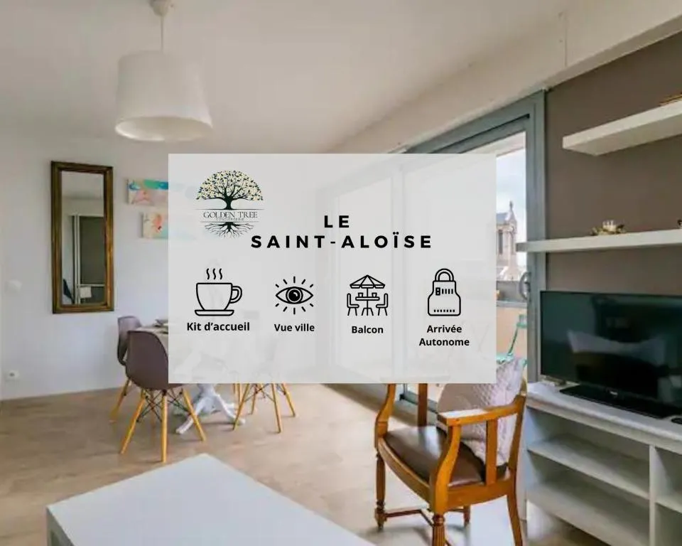Image of Le Saint Aloïse – Balcon, Vue à 10min du Centre
