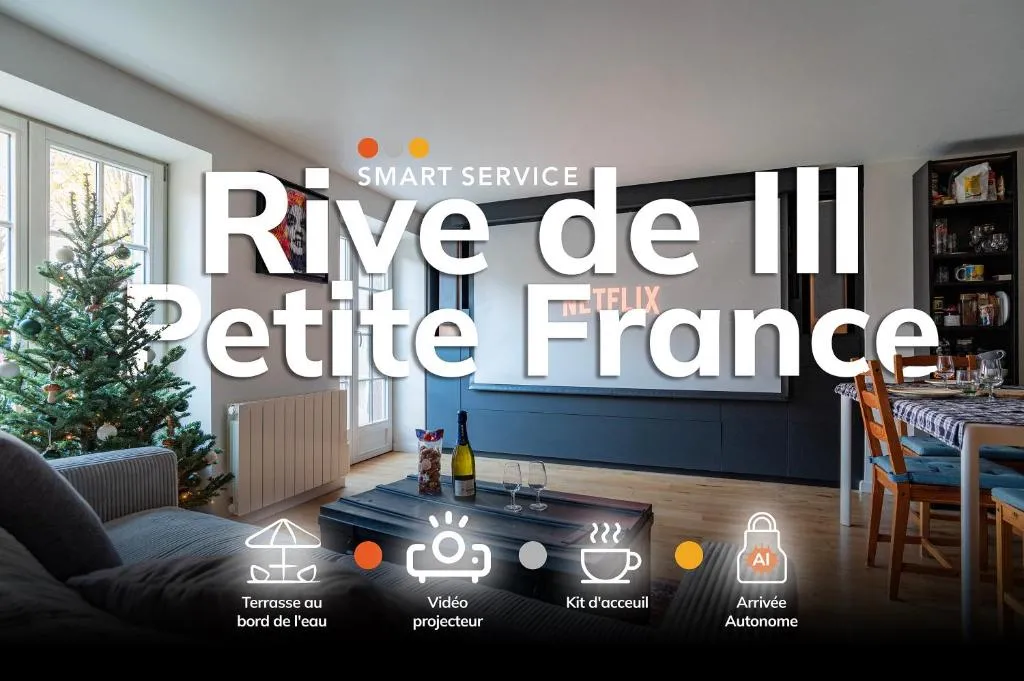Image of Terrasse vue sur Ill – Cœur Petite France